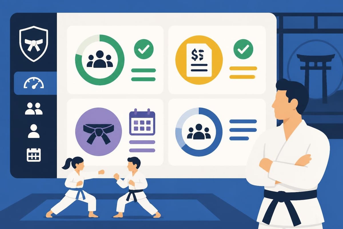 Management dashboard metrics