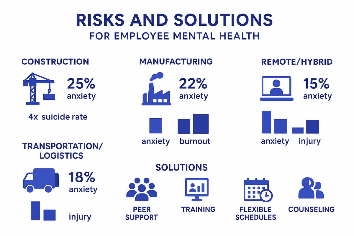 Sector-Specific Mental Health Risks and Solutions