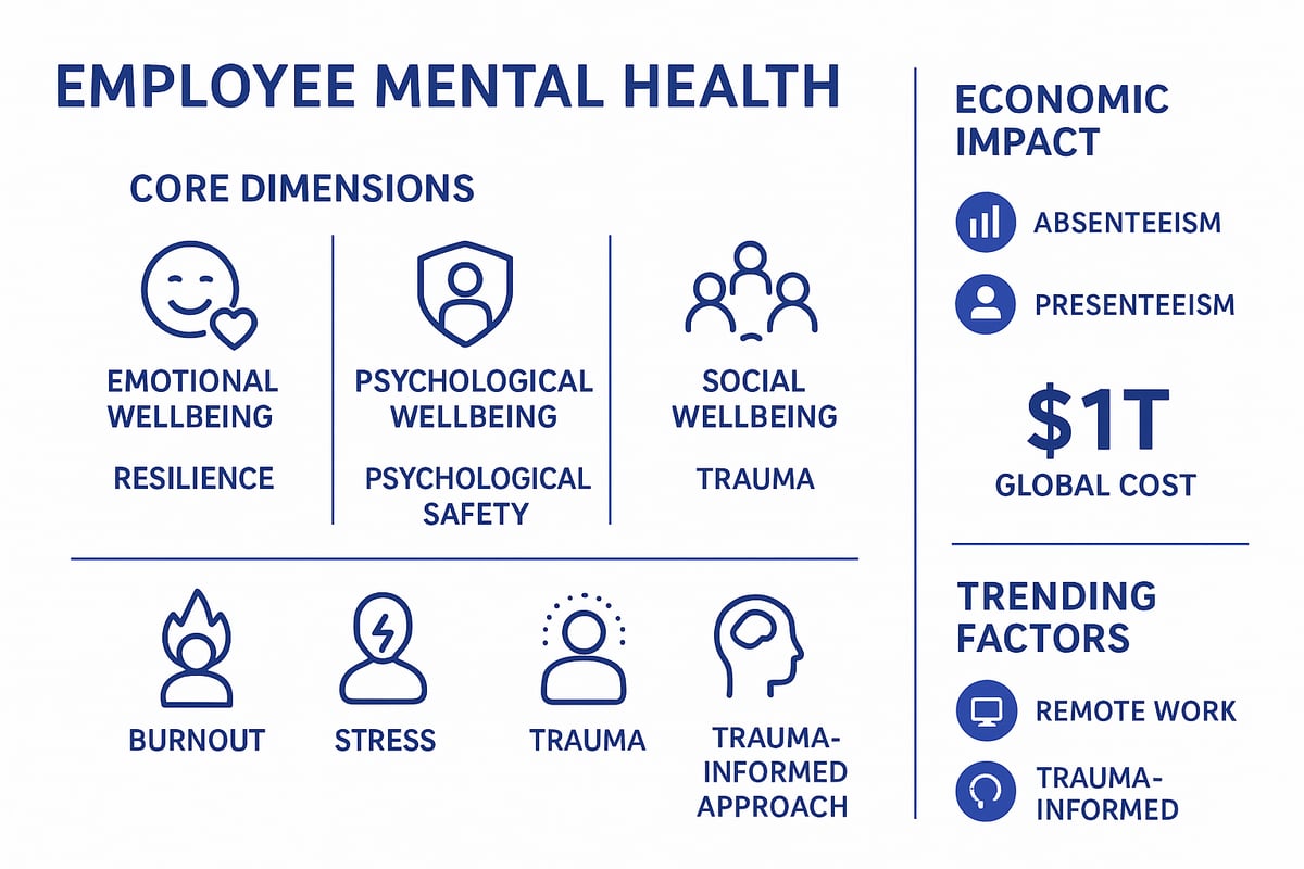 Understanding Employee Mental Health: Definitions, Scope, and Impact