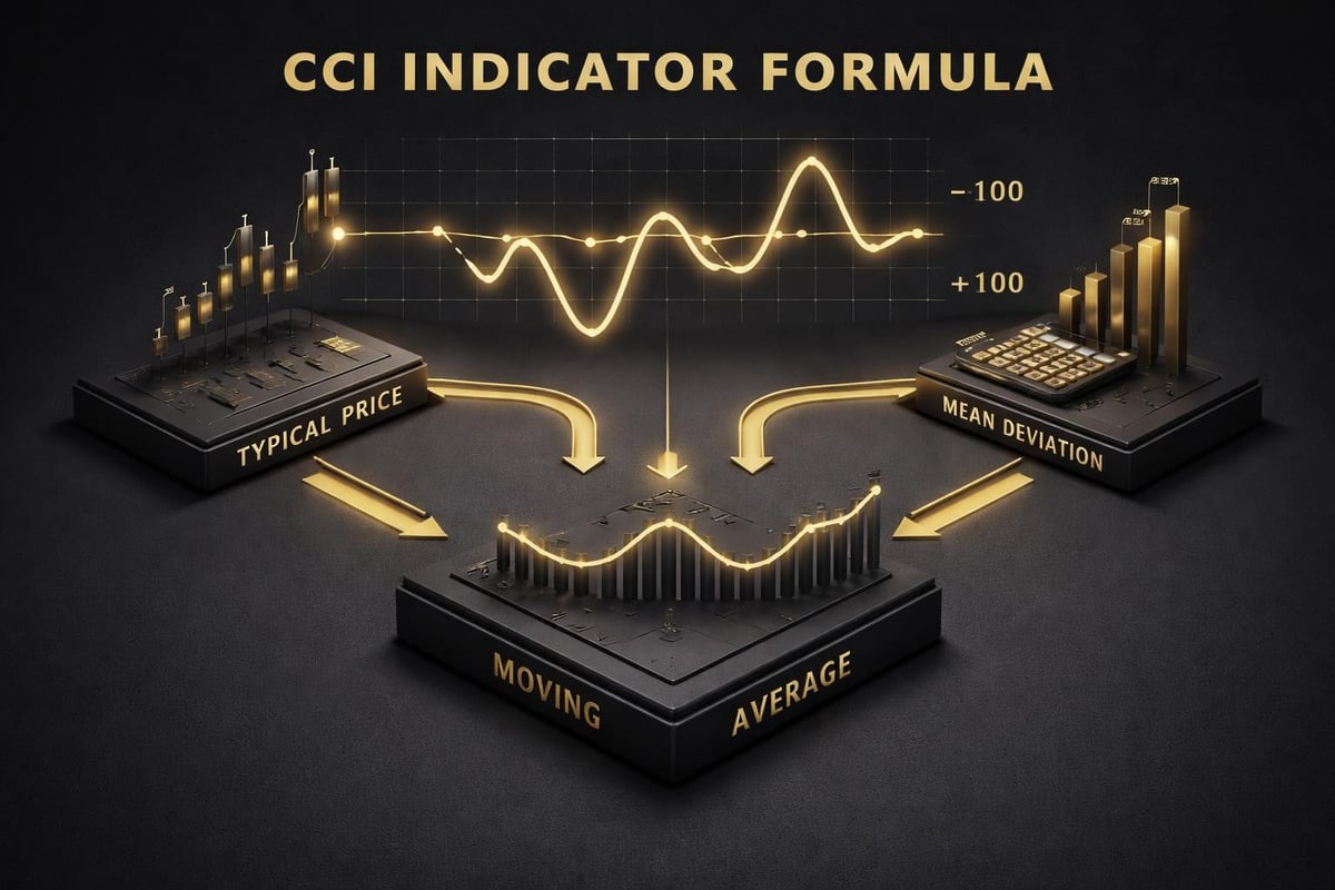 CCI indicator calculation components