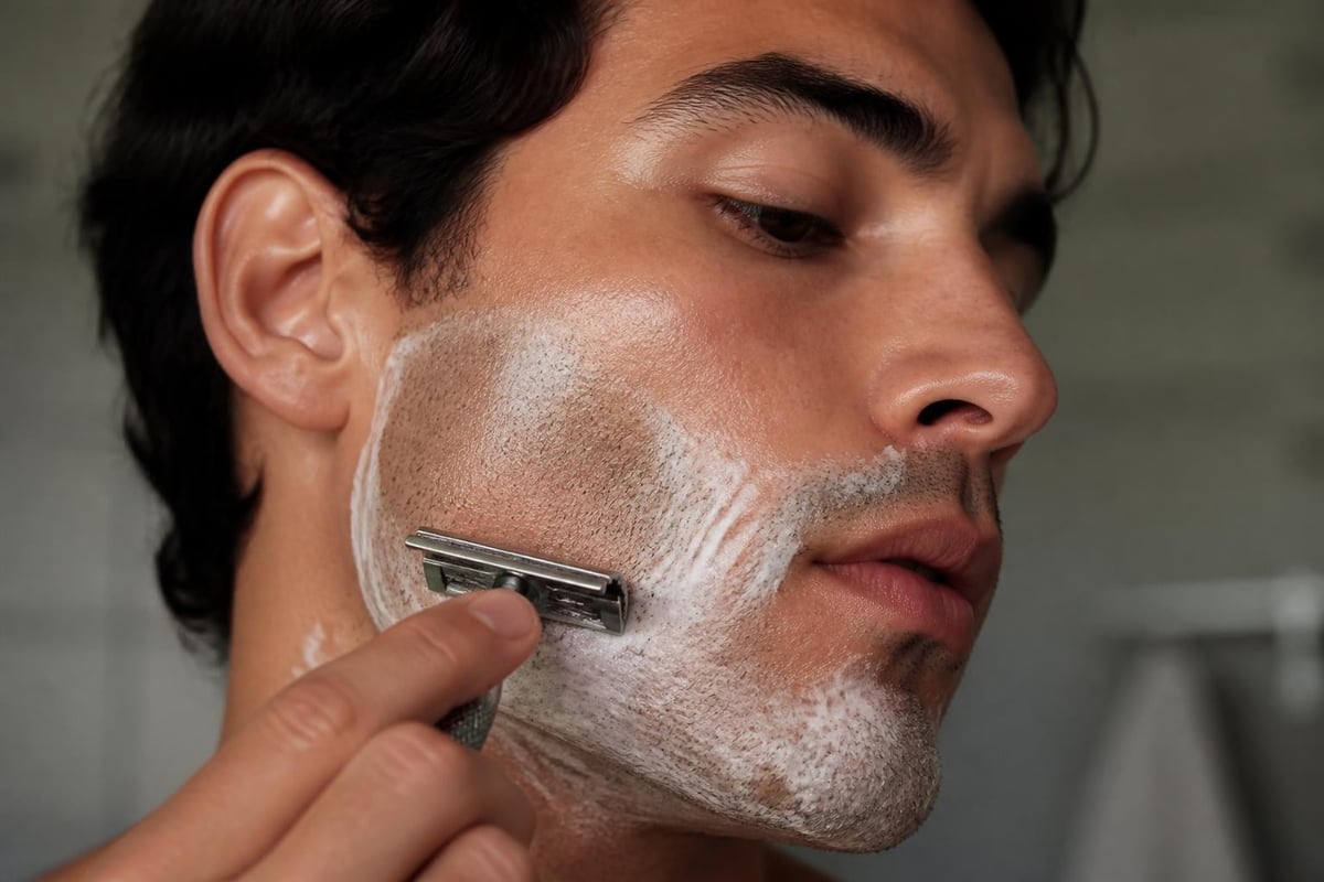 Male skin structure and characteristics