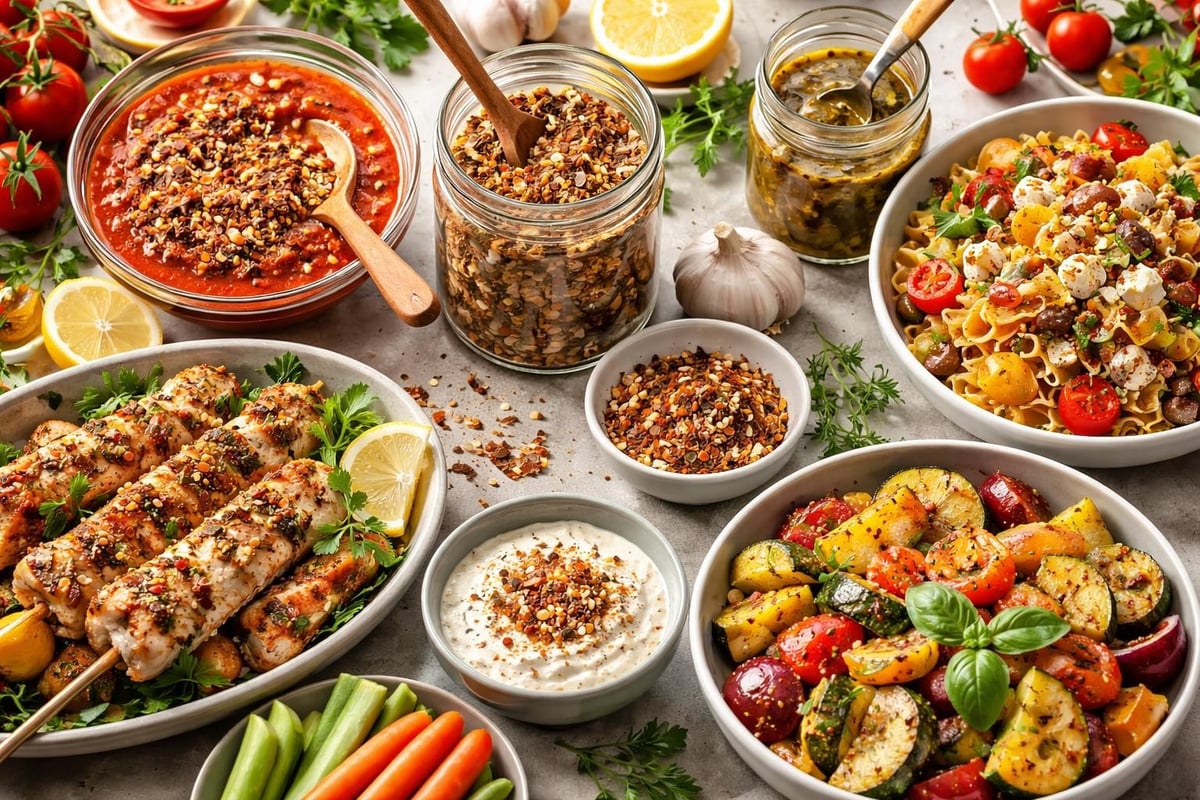 Utilisations épices pizza