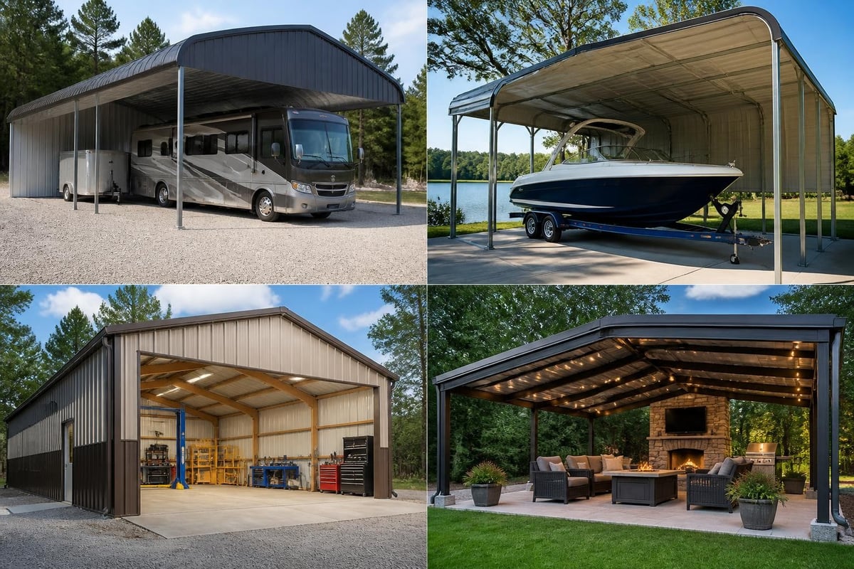 Multi-purpose metal RV port usage