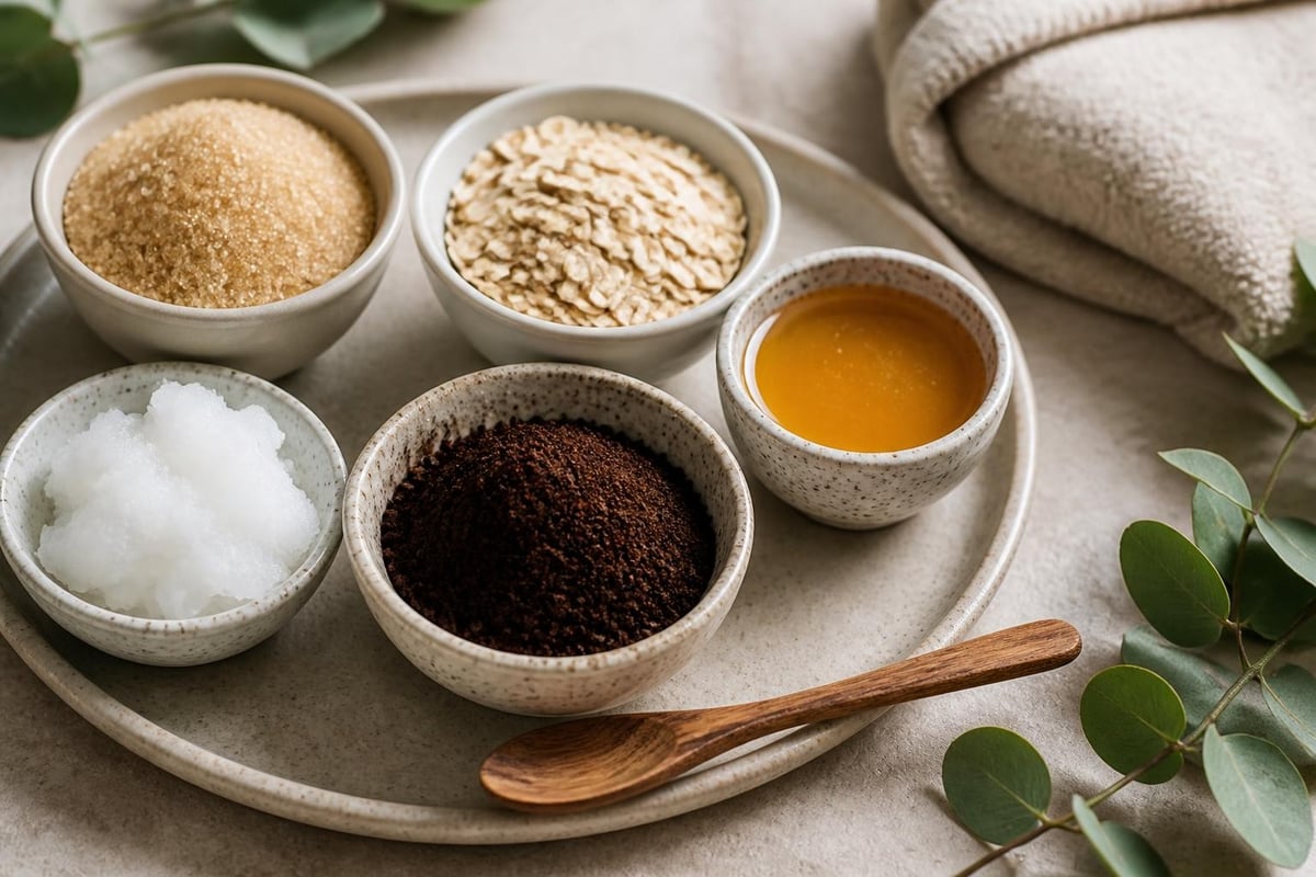 DIY ansigtsscrub ingredienser