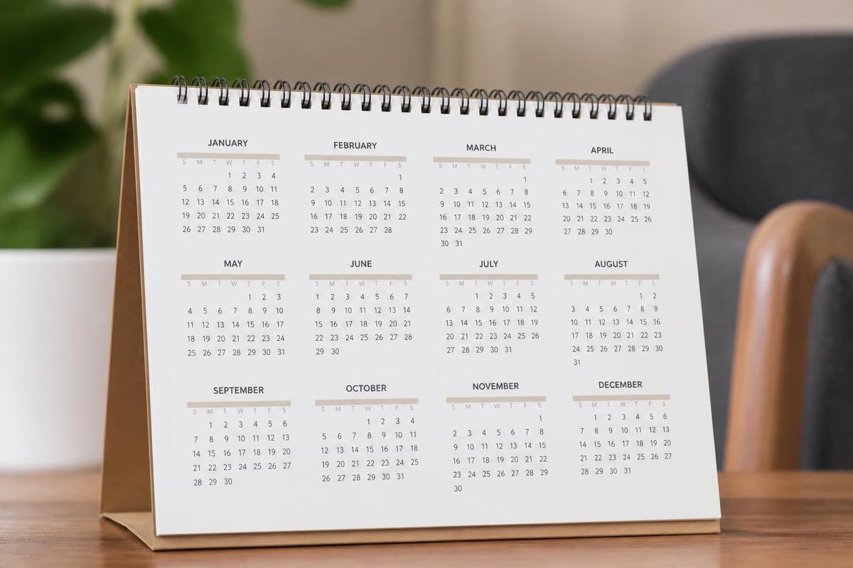 Furniture shopping timeline