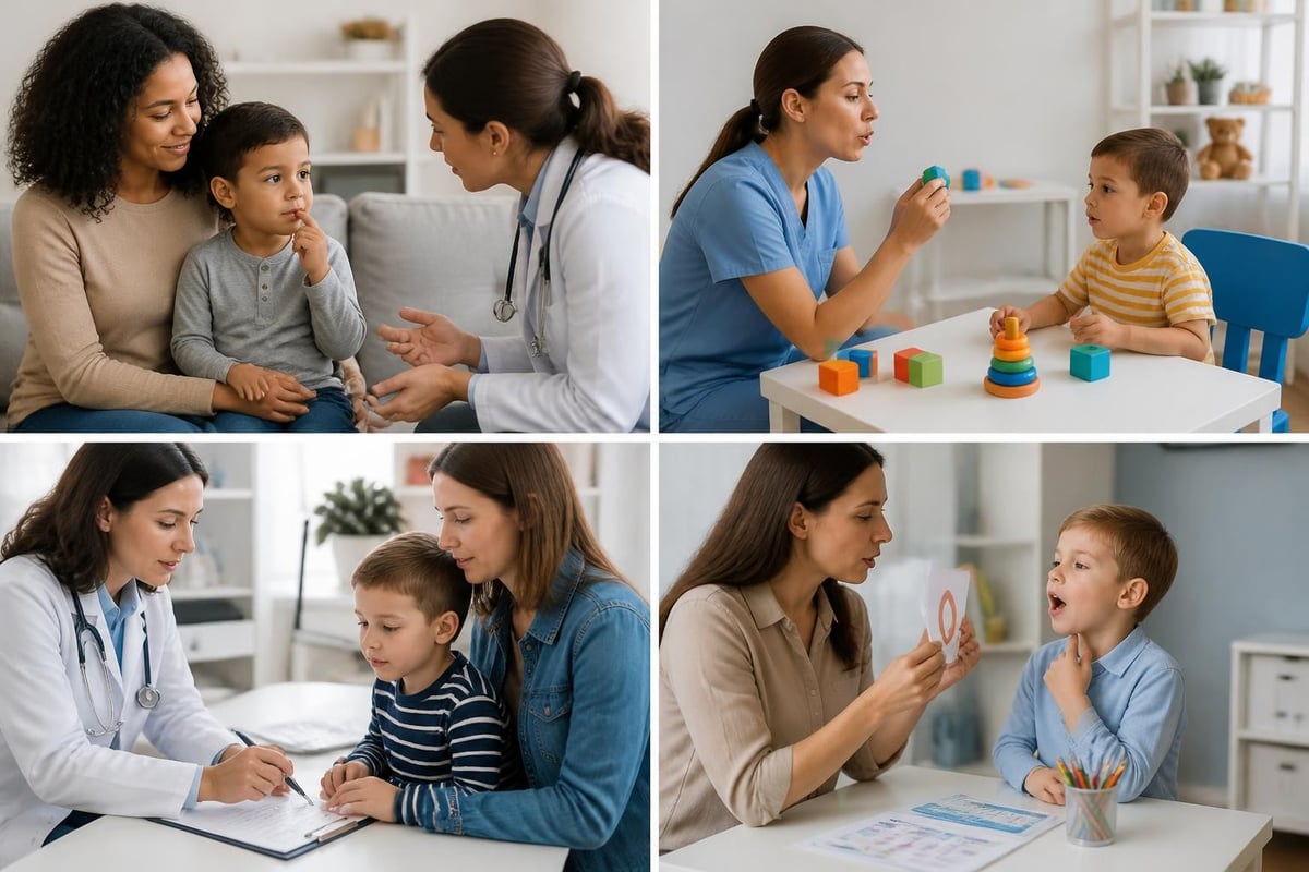 Speech therapy evaluation process