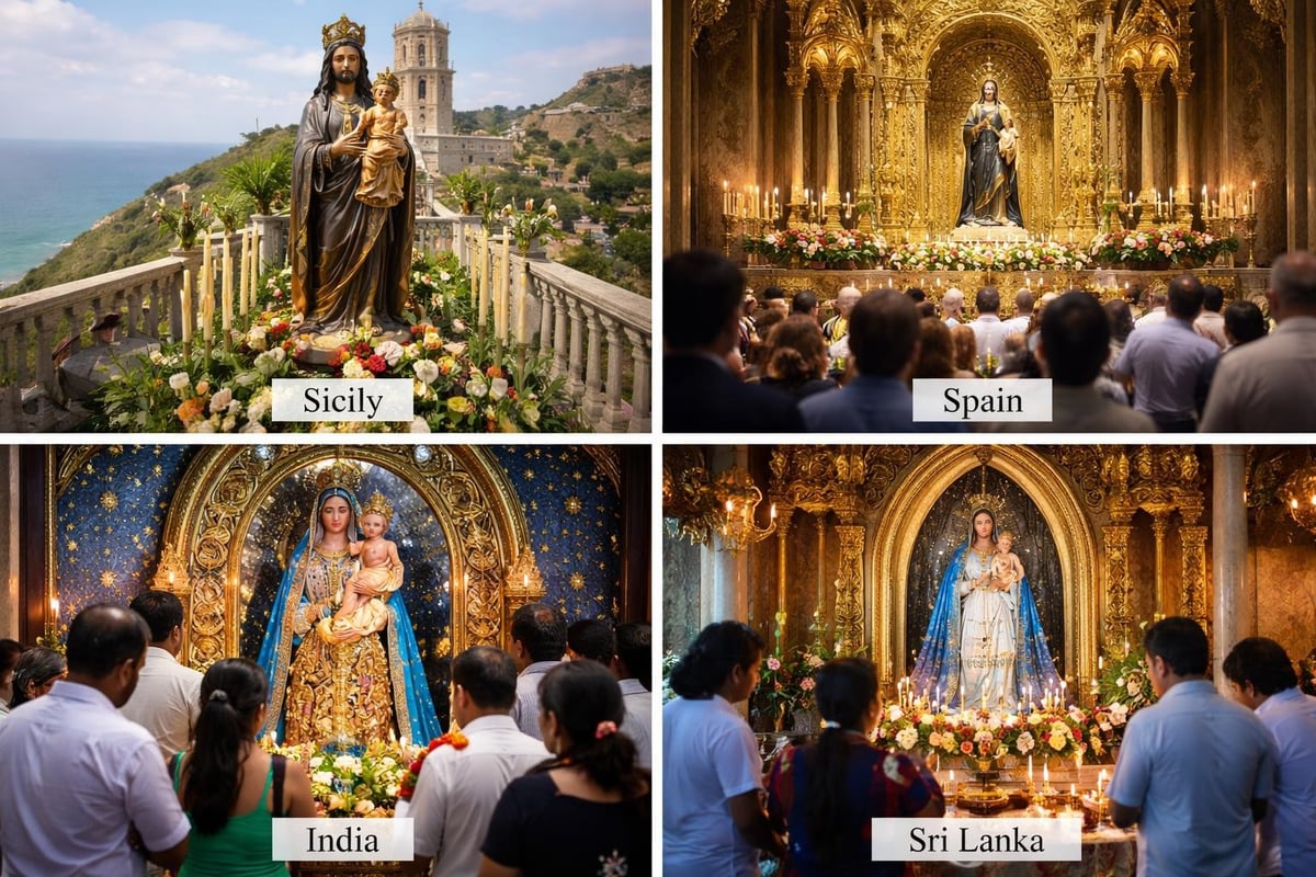 Global spread of Lady of Miracles devotion