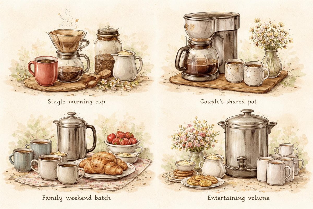 Coffee brewing capacity