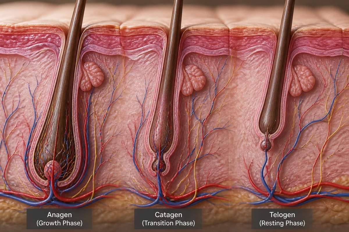 Hair follicle growth cycle