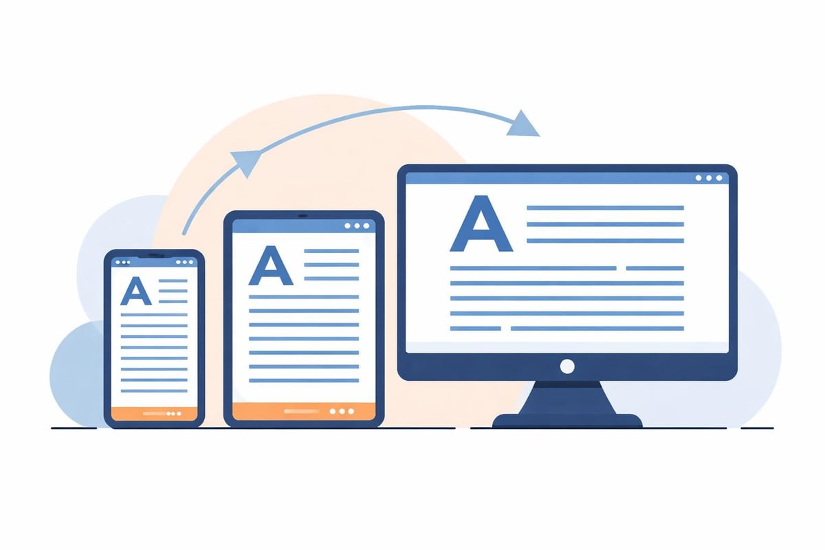 Responsive typography scaling