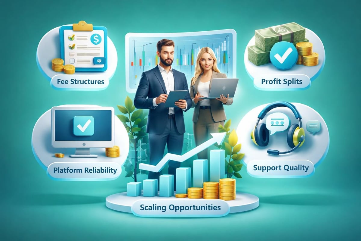 Funder trading program selection