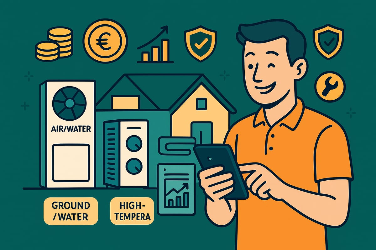 Najboljši modeli in ponudniki toplotnih črpalk 2025