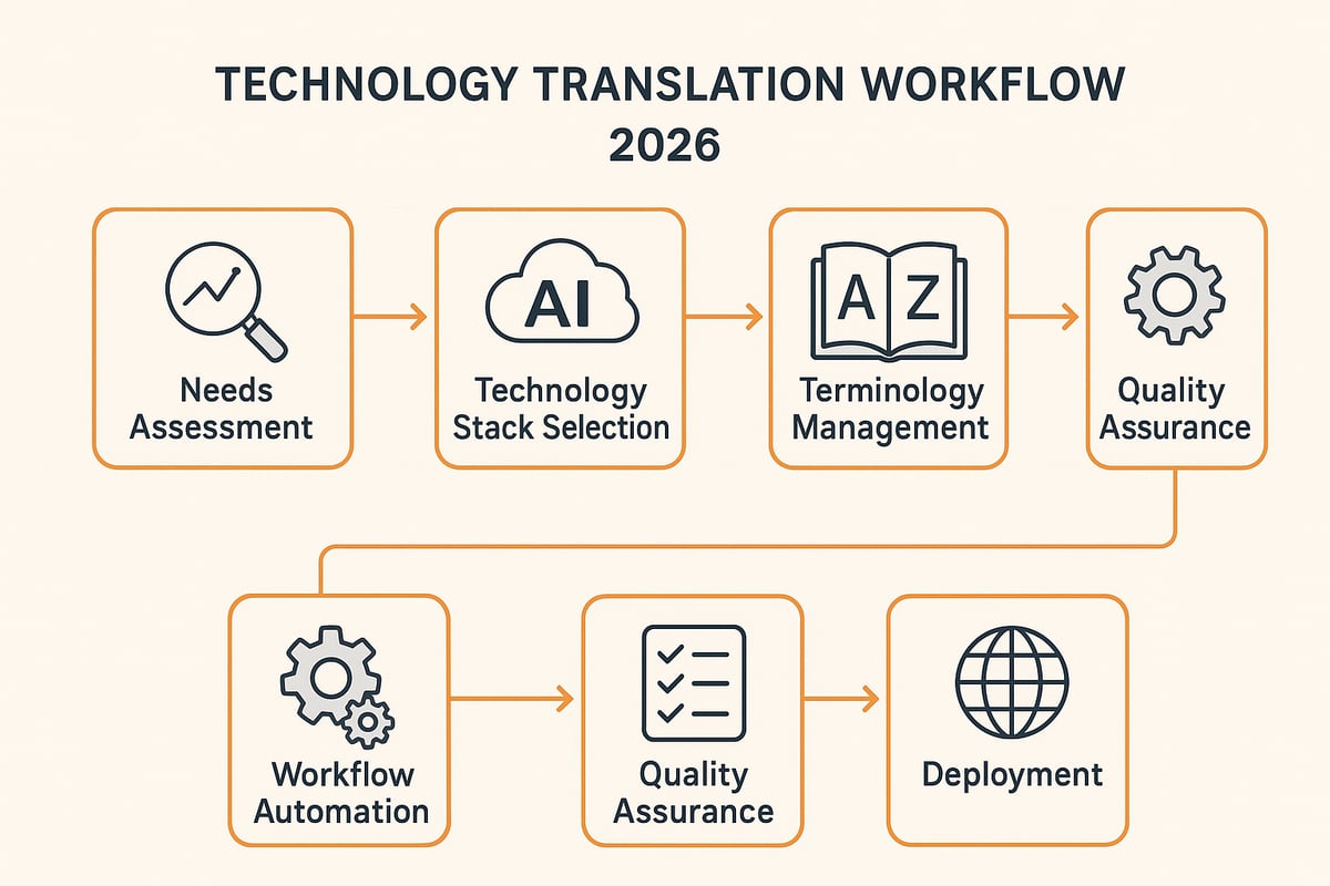 The Technology Translation Workflow: Step-by-Step Guide for 2026