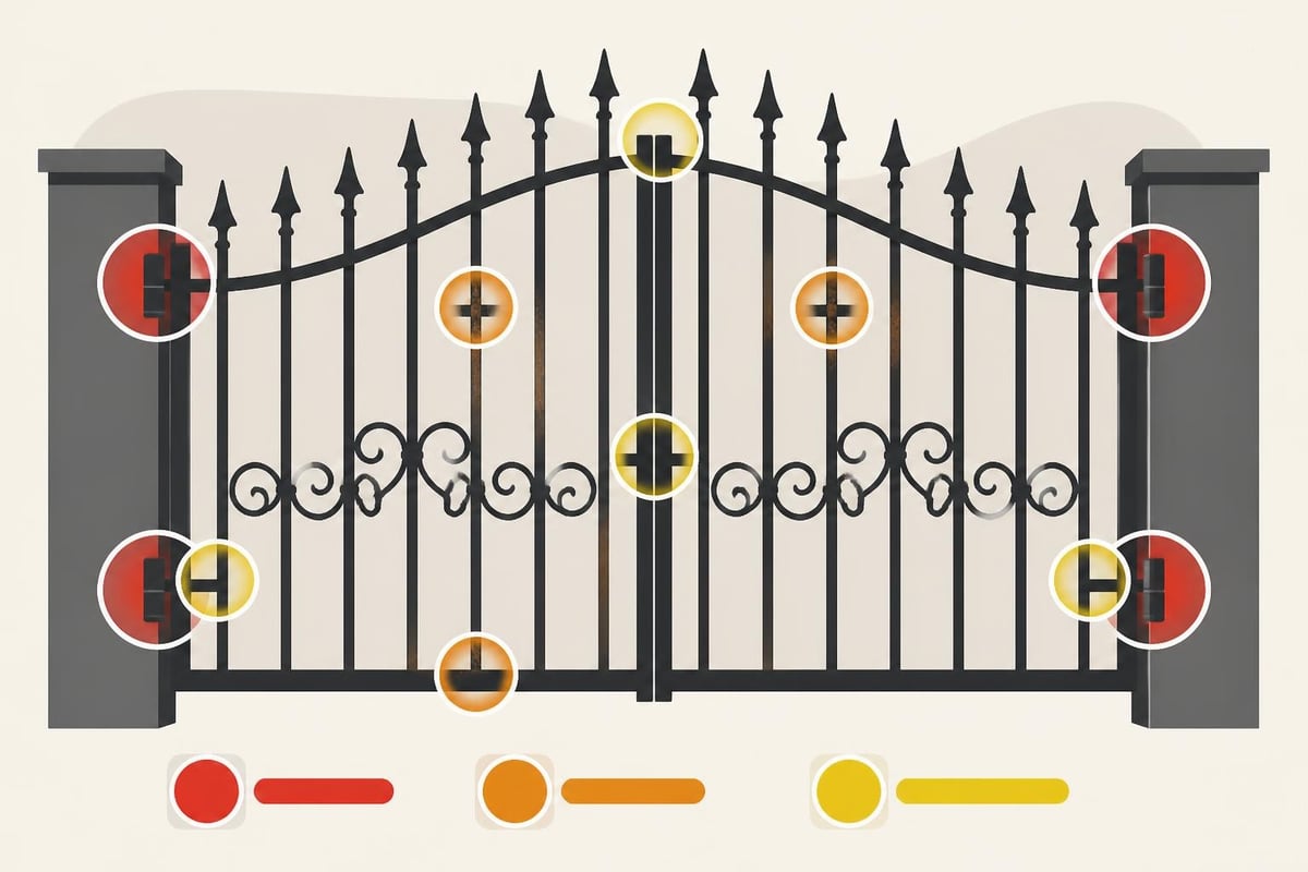 Rod Iron Gate Repair: Expert Guide To Restoration 1 Rod Iron Gate Damage Assessment