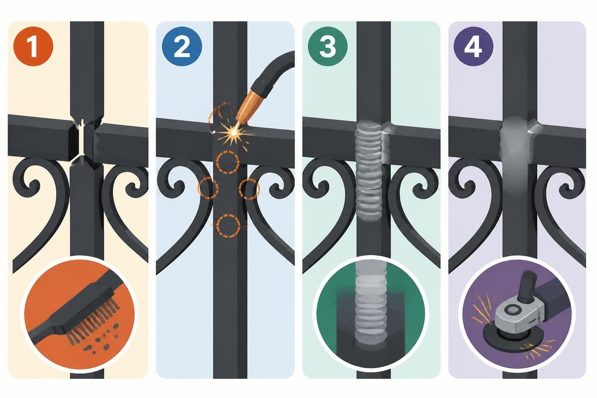 Rod Iron Gate Repair: Expert Guide To Restoration 2 Welding Repair Process