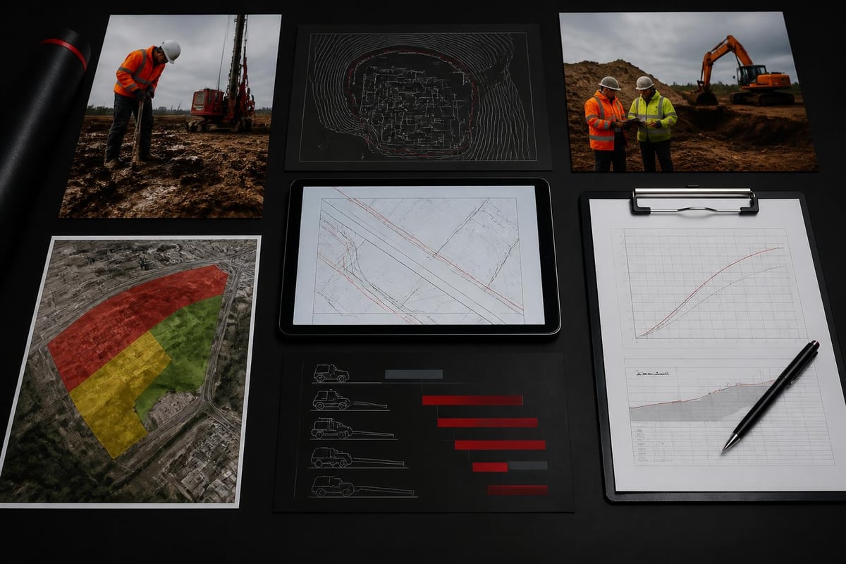 Earthworks planning and site assessment
