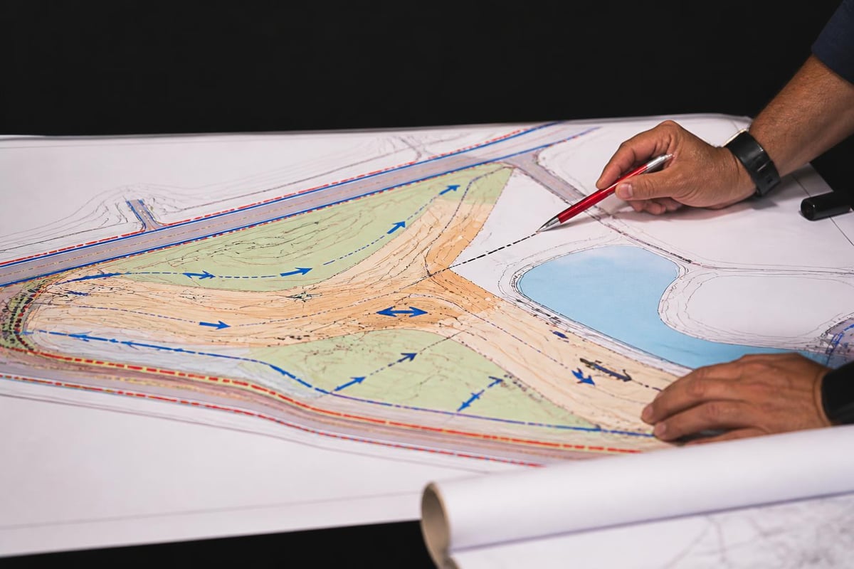 Earthworks drainage systems integration