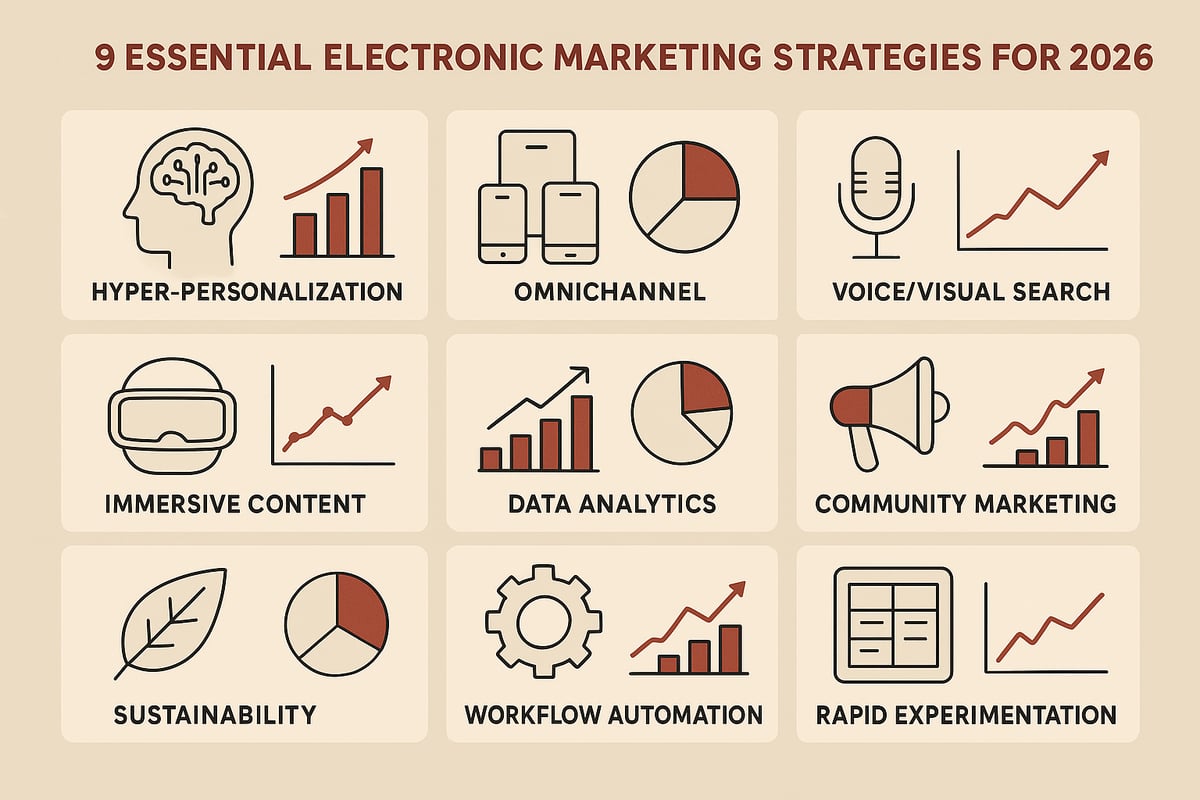 9 Essential Electronic Marketing Strategies for 2026