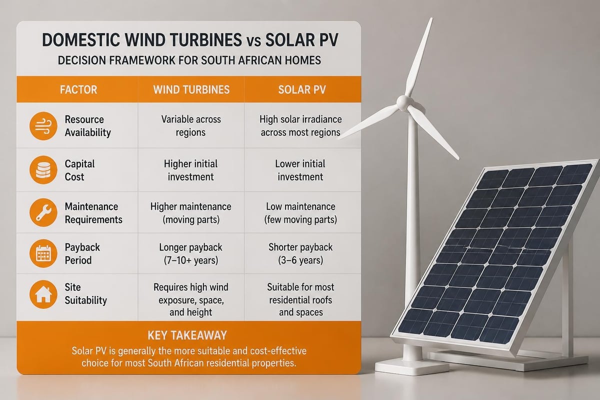 Renewable energy comparison