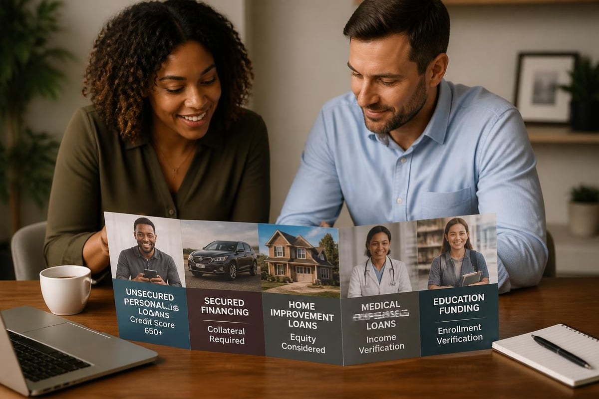 Types of consumer loans available