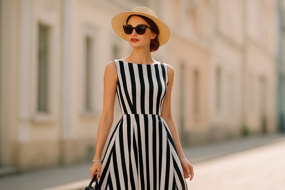 Waarom gestreepte jurken tijdloos zijn