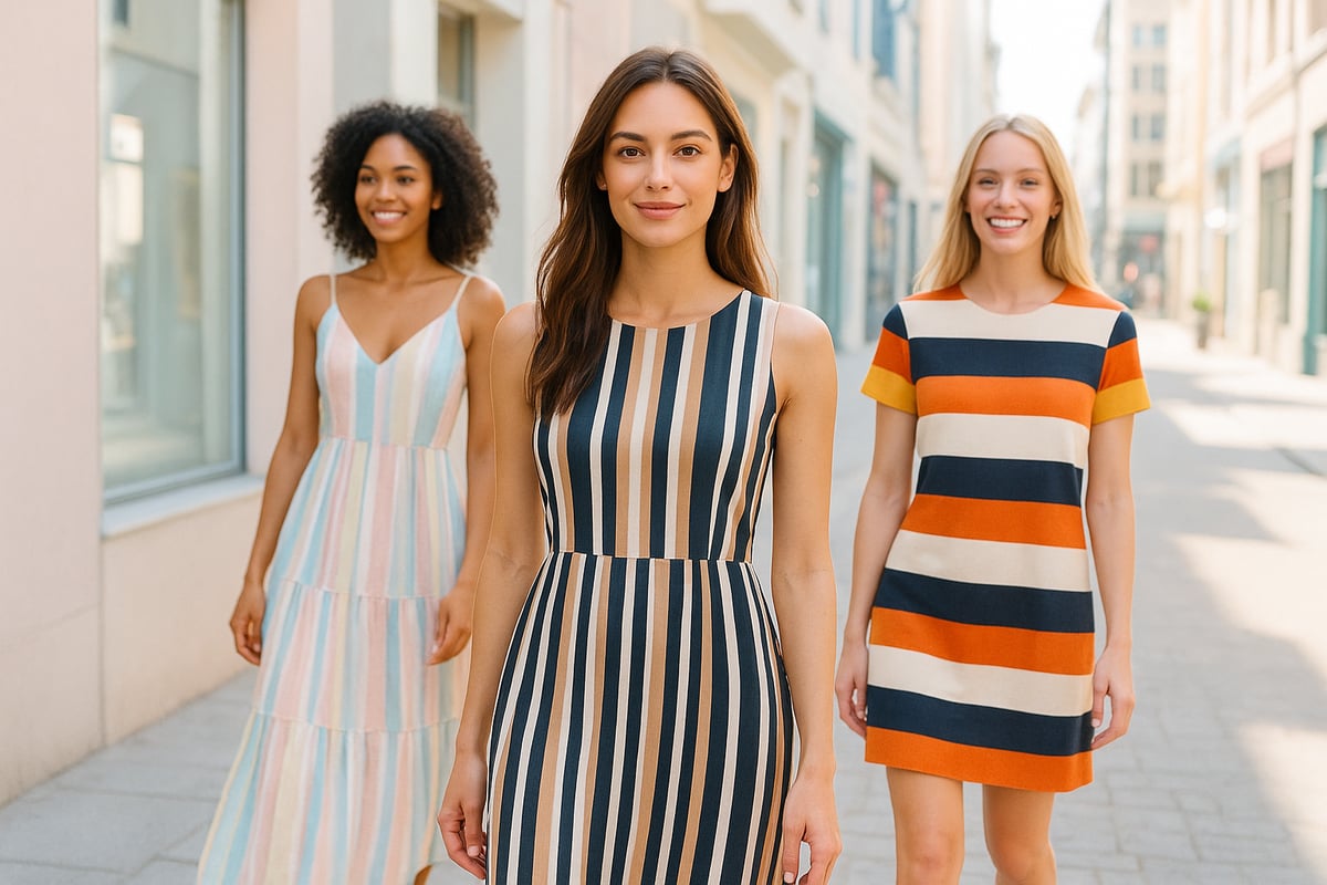 De populairste modellen gestreepte jurken in 2025