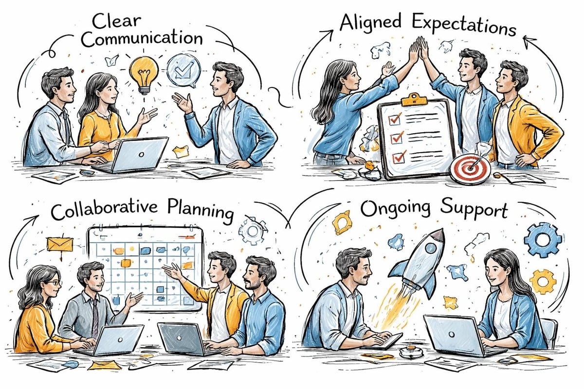 Web development client relationship