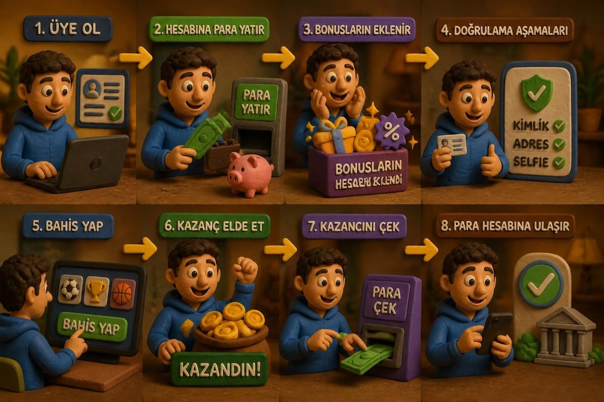 Para yatırma ve çekme işlem akışı