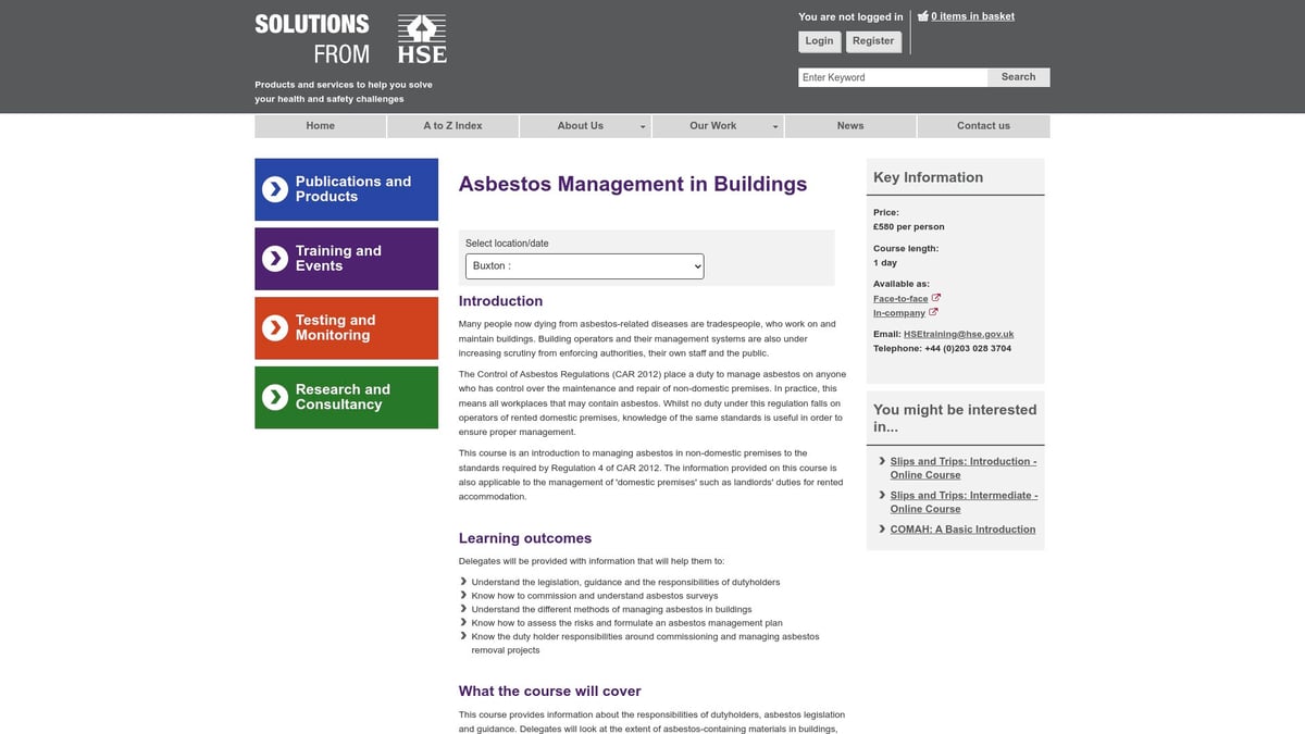 Top 7 Health Safety Courses to Boost Your Career in 2026 - Asbestos Management in Buildings