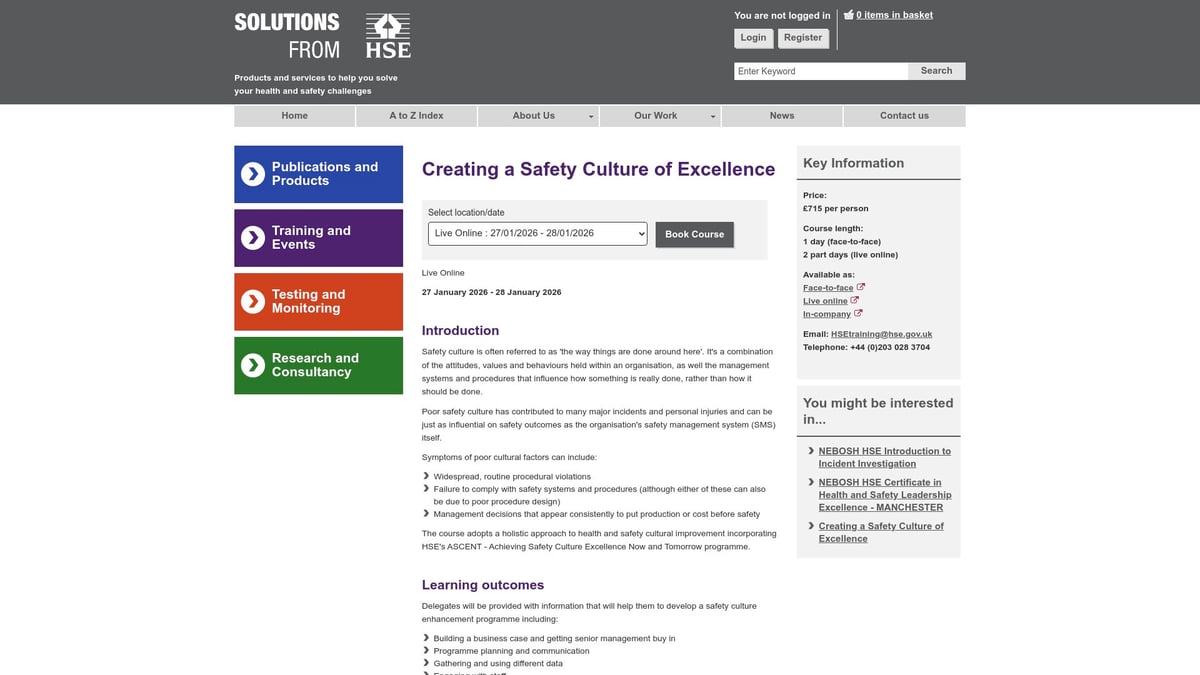 Top 7 Health Safety Courses to Boost Your Career in 2026 - Creating a Safety Culture of Excellence