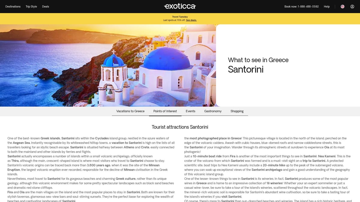7 Best Santorini Greece Trip Packages for 2026 Travelers - Santorini Escape by Exoticca