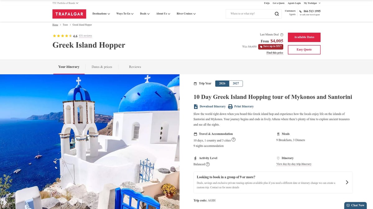7 Best Santorini Greece Trip Packages for 2026 Travelers - Greek Island Hopper by Trafalgar