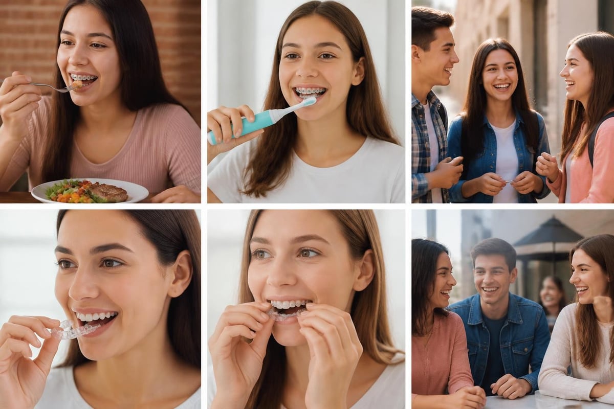 Daily life with orthodontic treatment