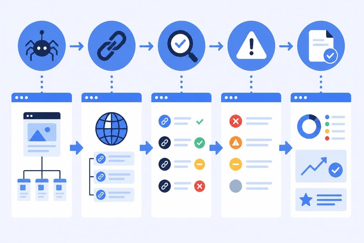 Link analyzer workflow