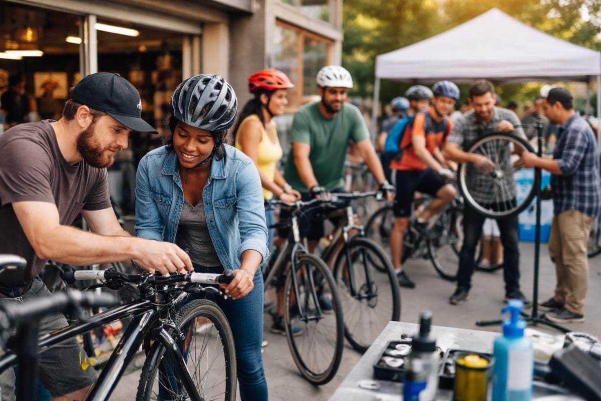Cycle store community building