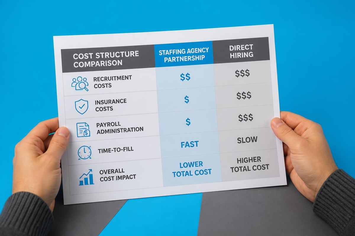 Cost comparison breakdown