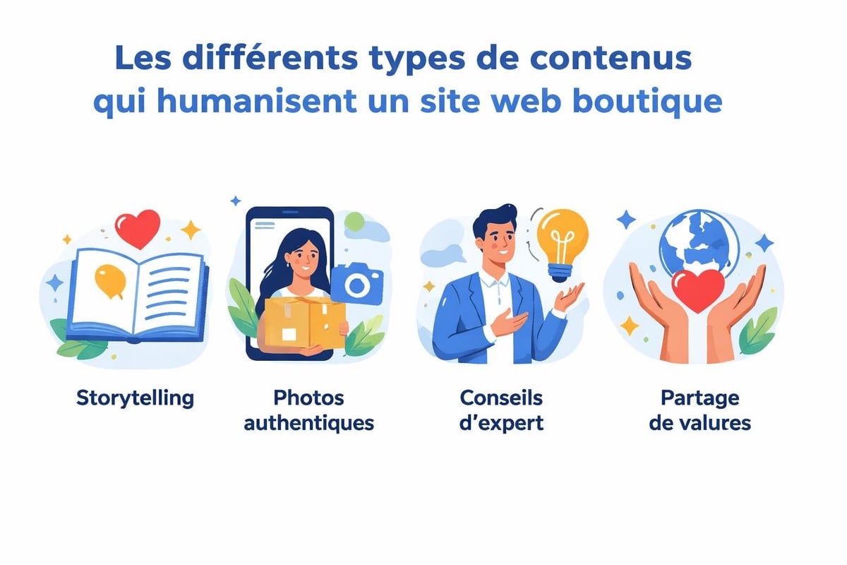 Contenu authentique boutique