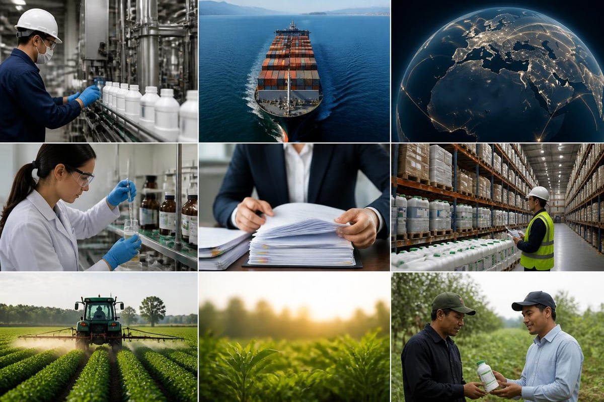 Pesticide supply chain factors