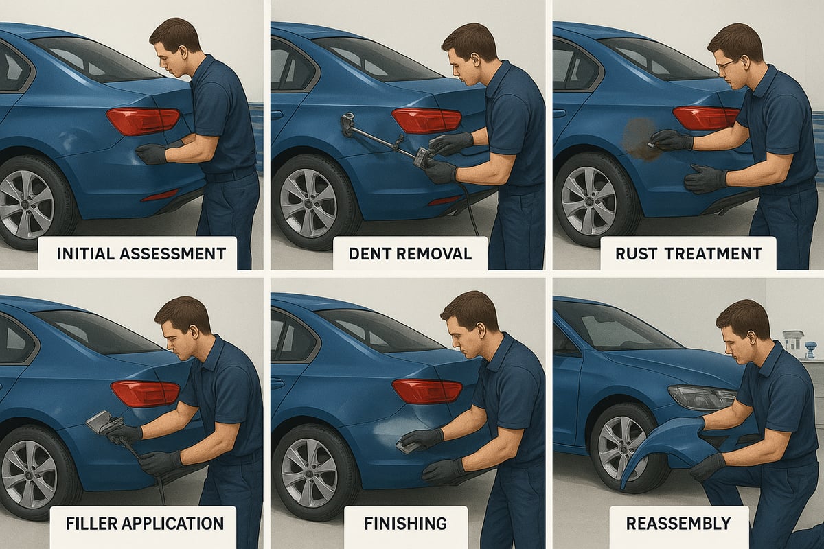 Step-by-Step Car Body Repair Process