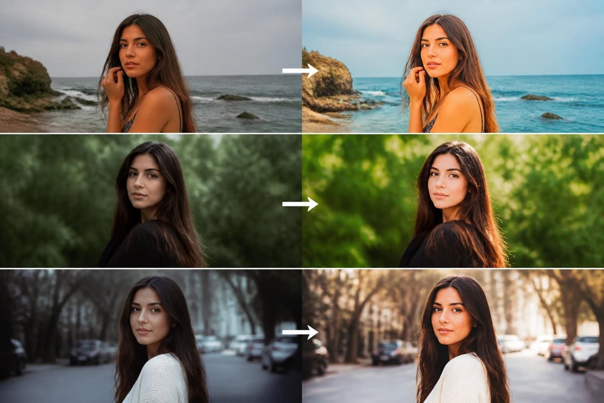 Professional photo retouching workflow