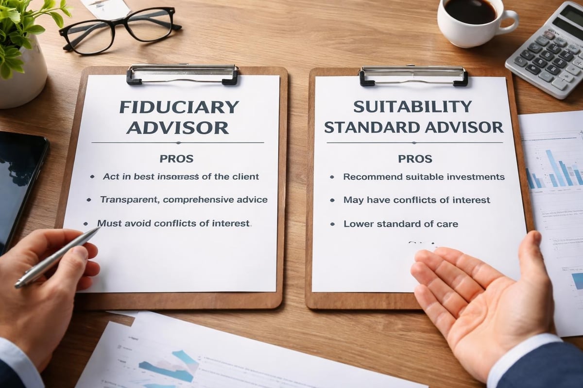 Financial advisor types and standards