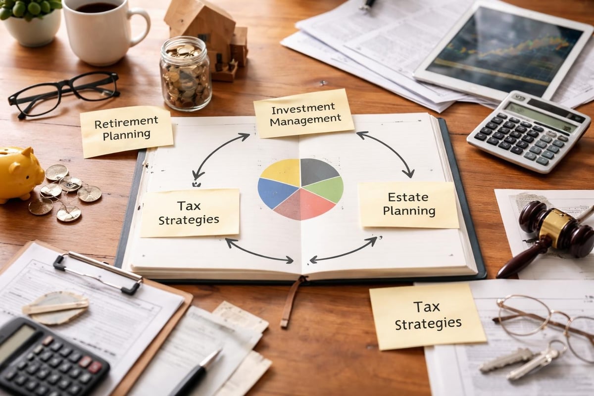 Financial planning service areas