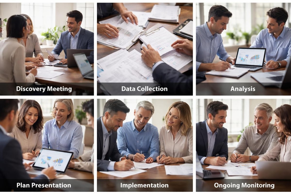 Financial advisor onboarding stages