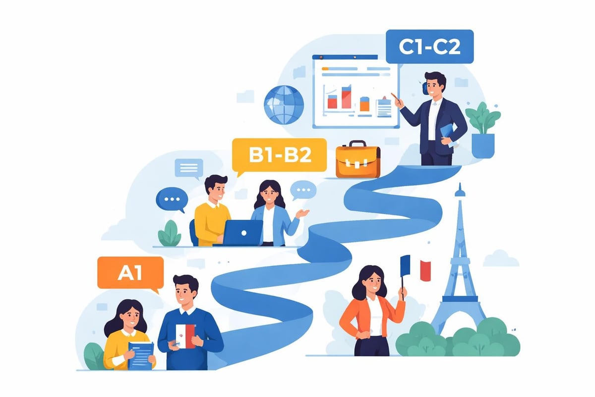 Franse taalniveaus ERK