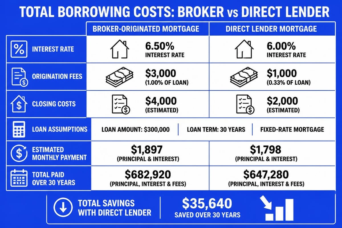 Mortgage cost comparison