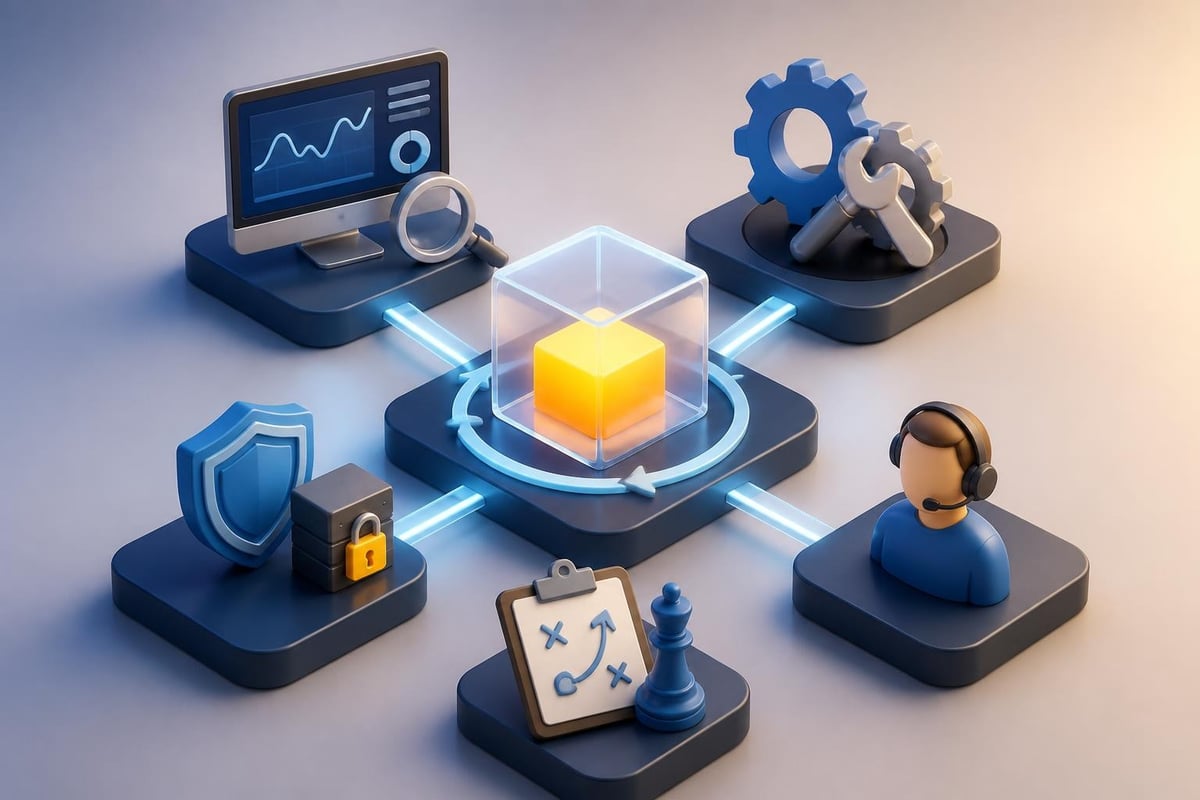 Managed IT service delivery model