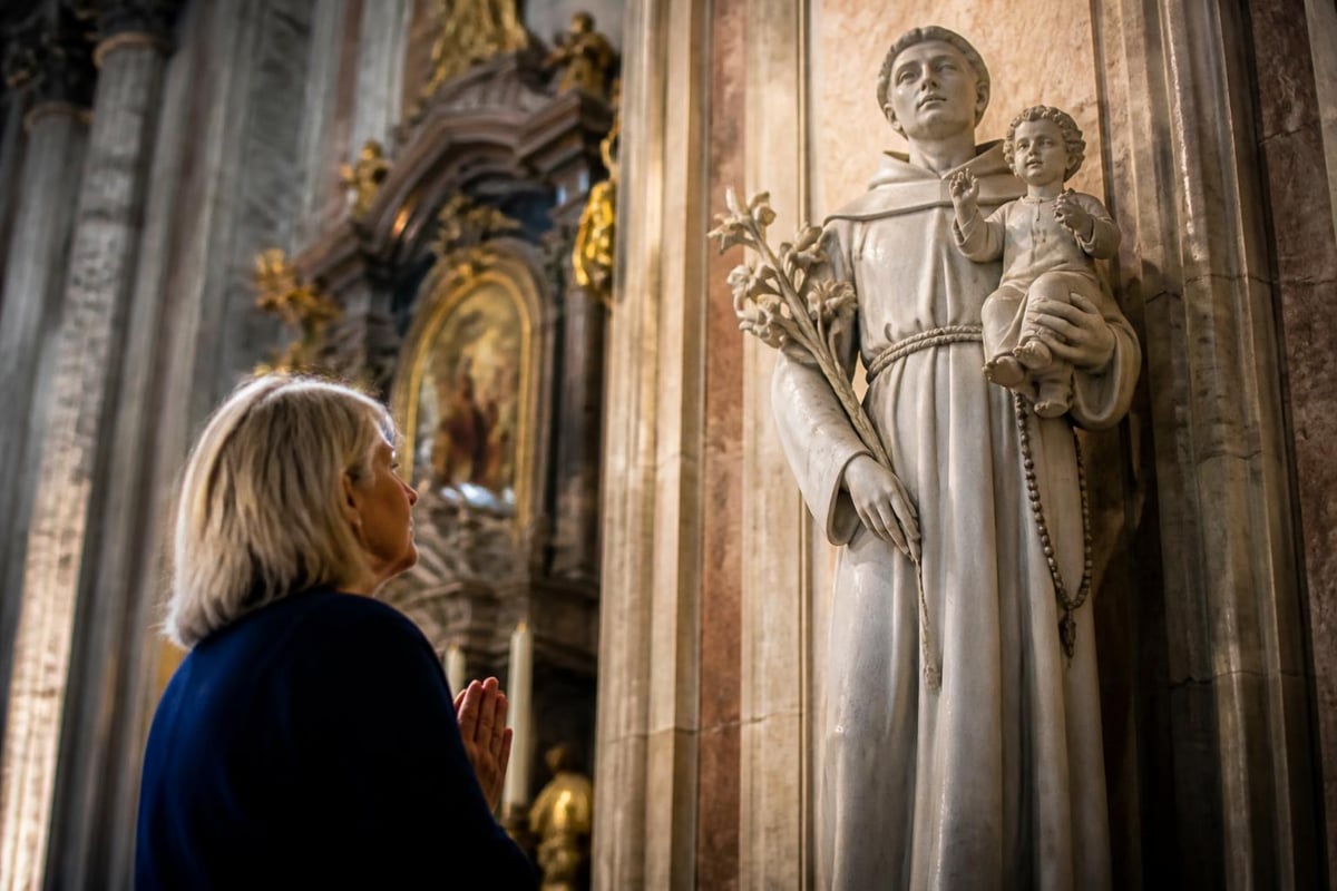 Saintly intercession for healing