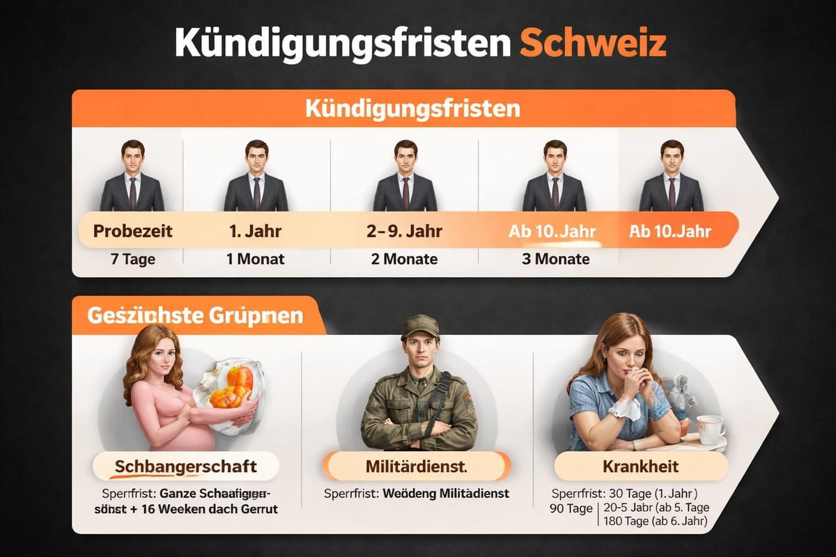Kündigungsfristen Schema
