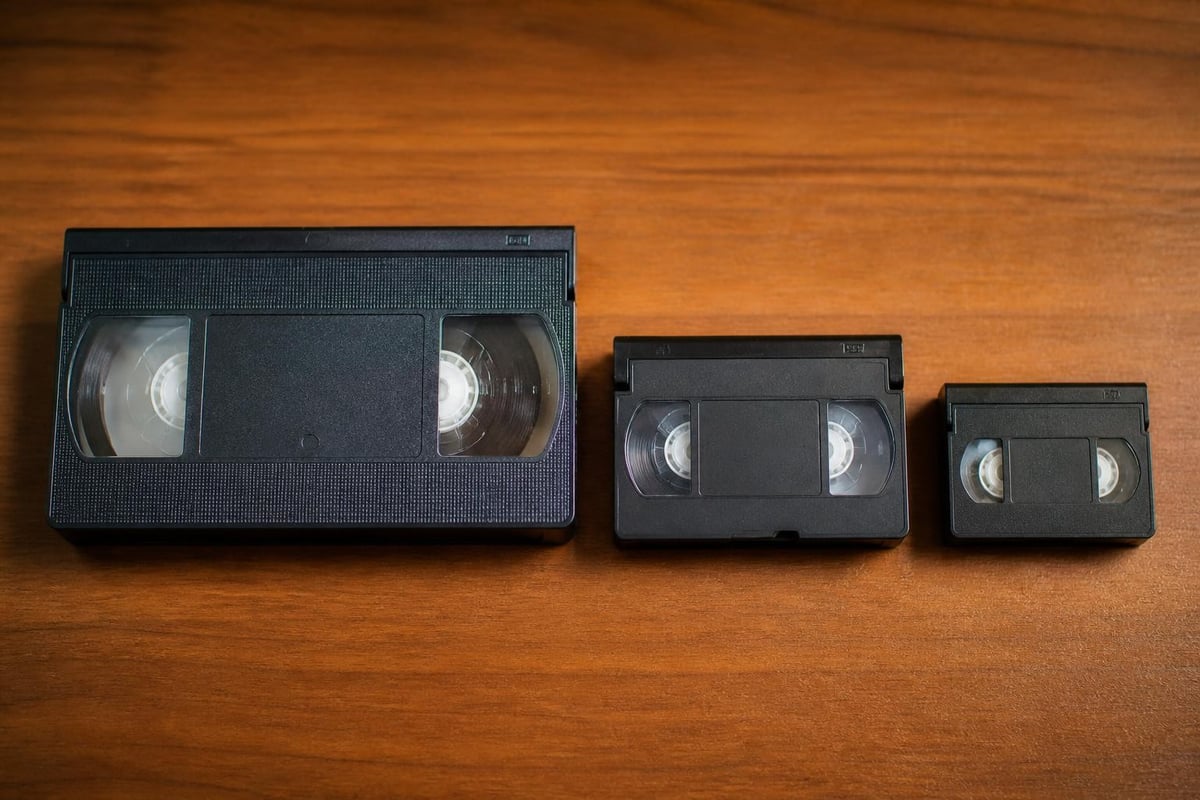 VHS format comparison