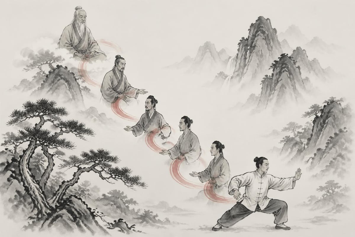Tai chi lineage transmission